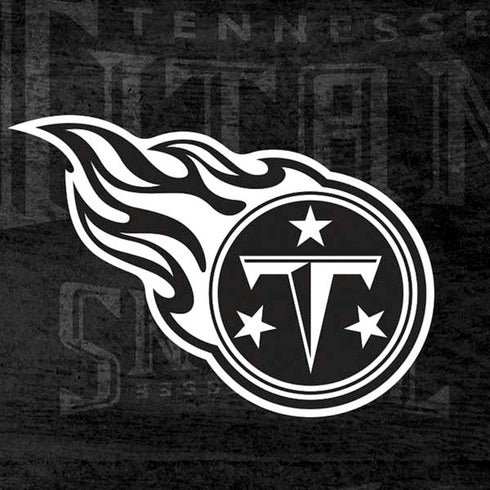 NFL Tennessee Titans Black & White Moto E5 Play Skin